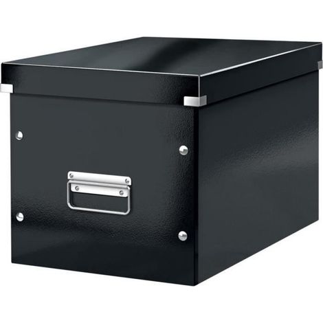 Boîte De Rangement Cube - 320 X 310 X 360 Mm - Noir - 1 Pièce