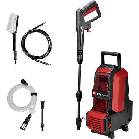 Einhell – Aspirateur-balai sans fil 18V – Autonomie 60 min – Puissance d'aspiration réglable – Filtration triple efficace – Avec batterie 2,5 Ah (1/3)