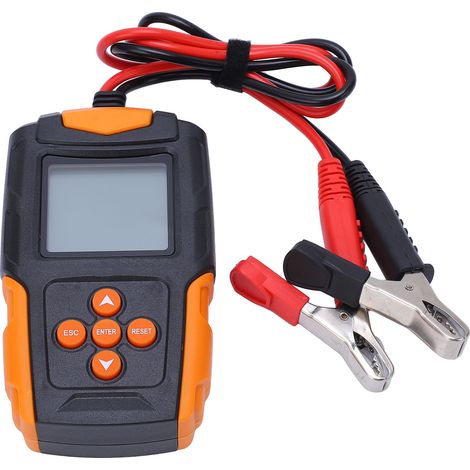 Testeur de Batterie Intelligent avec Alarme Sonore, Affichage Numérique Portable, Contrôleur de Batterie CCA et Mesure de Résistance (1/5)