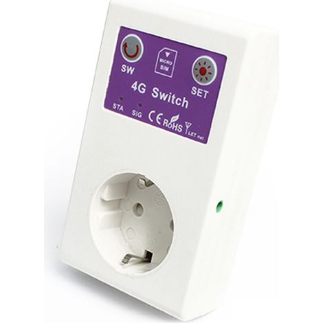 SC1-WLTE-TVC 4G 16A LTE Smart-Home-Steckdose mit Fernbedienungs-App für Warmwasserbereiter, Klimaanlage und elektrische Beleuchtung (1/5)