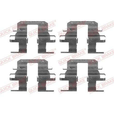 Kit d'accessoires, plaquette de frein à disque Quick Brake 109-1753 SUBARU