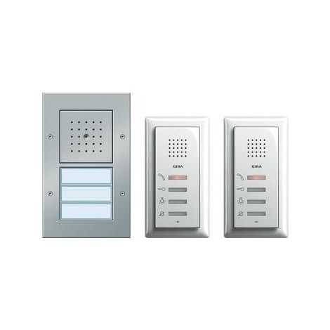 Gira ZFH-Paket Audio Türko F Alu [049544], 0495 44 (1/5)