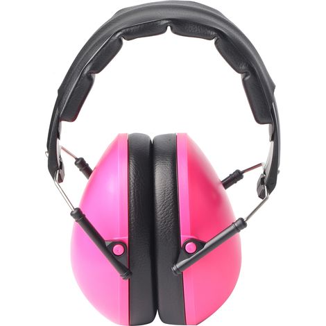 Baby Sleeping Hearing Protectors Foldable Earmuffs for Children (Pink)