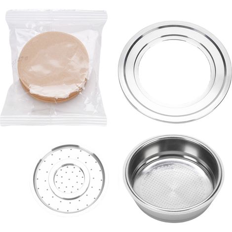 Capsule réutilisable compatible avec les machines à café SENSEO. Filtre en acier inoxydable. (1/5)