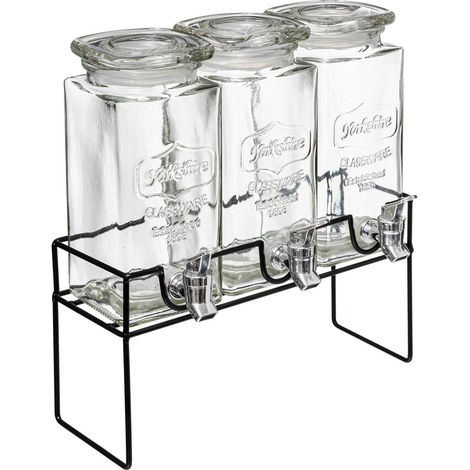 Dispenser moderno in legno 3 x 1,5 l - Sg secret de gourmet (1/5)