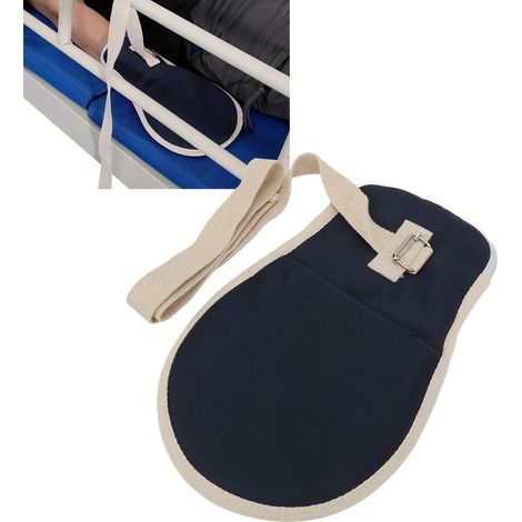 Gants de contention anti-extraction et anti-griffures pour usage domestique - ceinture de contention pour patient en corde de coton respirant épais (1/5)