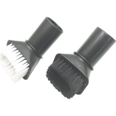 Kit de brosses d'aspiration 2.863-221.0 pour aspirateurs multifonctions Karcher WD 2, WD 3, WD 4, WD 5 (pour la maison et le jardin), avec poils durs et souples (noir). (1/4)