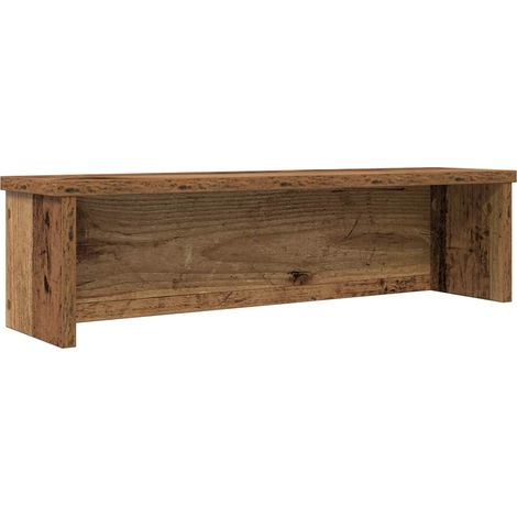 Küchenregal Stapelbar Altholz-Optik 50x15x16 cm Holzwerkstoff