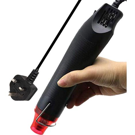 Décapeur Thermique Mini, Pistolet à Air Chaud Petit 220W Chauffage Rapide pour D'emballage Rétractable le Gaufrage Séchage de la Peinture du Papier (1/4)