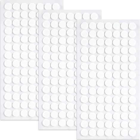 300 petits patins en feutre pour meubles, cercles autocollants (1/5)