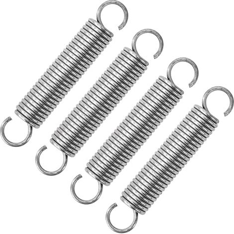 Ressort de Traction 65mm Ressorts de Tension avec Crochets Ressorts en Acier Inoxydable Diamètre du Fil 1,6 mm Diamètre Extérieur 12mm (1/5)