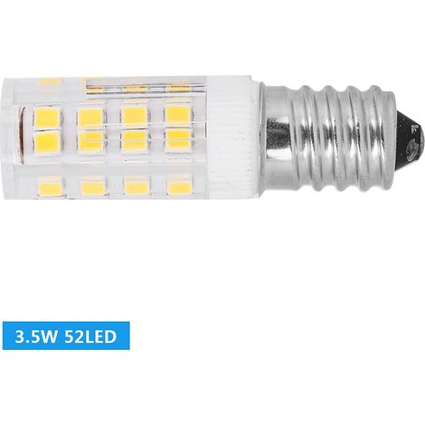 Ampoule LED dimmable 3,5 W 220 V 51 LED pour lampe en cristal, plafonnier ou meuble, blanc chaud E14 (1/5)