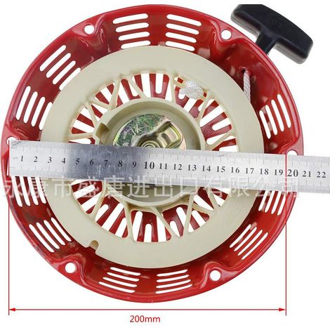 GOOFIT aluminum pull starter for motorcycles, 1 piece replacement for 188f GX390 5kW electric bicycles. (1/4)