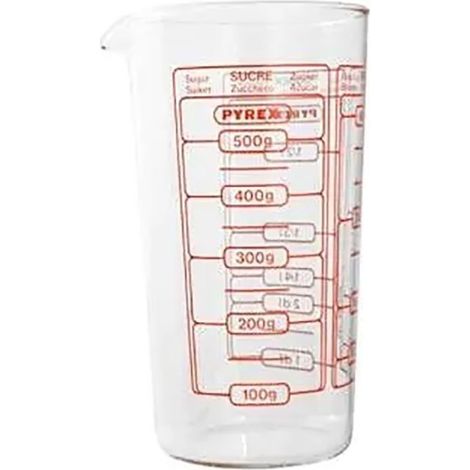 Vaso medidor pyrex 0,5 l