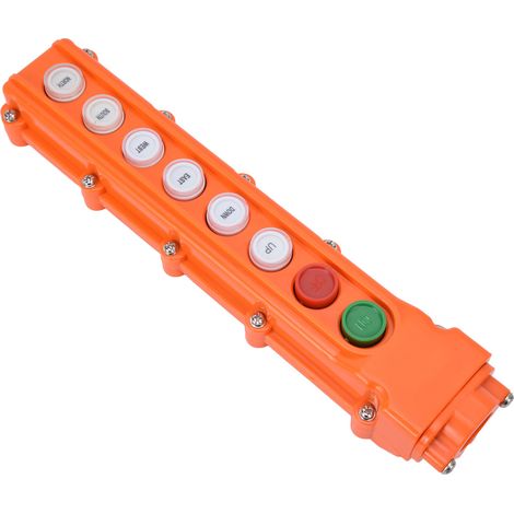 Télécommande grue télécommande treuil interrupteur boîtier poussoir contrôleur étanche pluie 220V/500V COB-63A IP65 ABS (1/5)