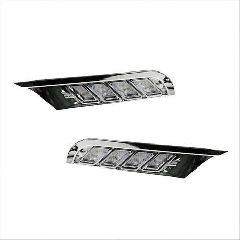 Ensemble de feux antibrouillard avant à LED pour Ford Escape 2023-2024 : cache, faisceau de câblage et grille. (1/5)