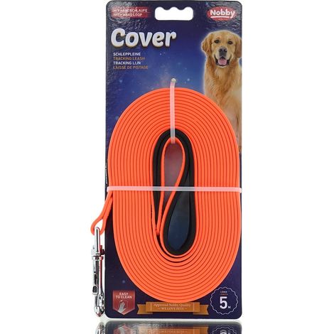 Nobby® Hunde Schleppleine Cover Neonorange 5 Meter (1/3)