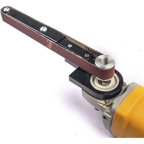 VVGoods Bandschleiferaufsatz für Tischschleifmaschinen mit geringem Geräuschpegel und hoher Stabilität ideal zum Schneiden von Messern aus Stahl 100 (1/5)