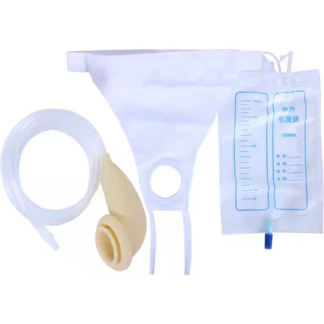 Sac d'urine Bt-4 pour collecteur d'urine masculin avec sac de rangement de 1000 ml-DELKEVIC