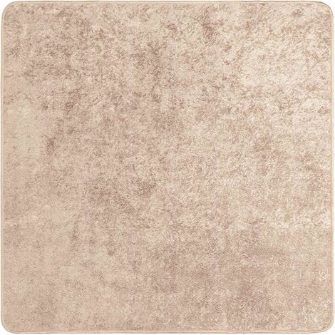 Runner Tappeto MARSA Beige 100 x 100 cm Poliestere e PVC vidaXL