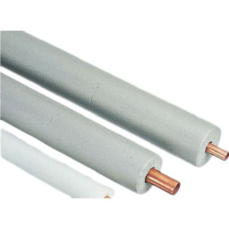 Isolation de tuyaux PE Gris, diamètre 22mm x 2m x 9mm ( Prix pour Paquet de 15 )