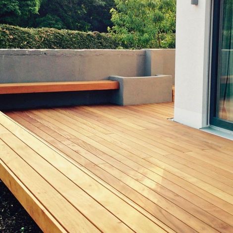 Pack 5 tablas Garapa Madera Tropical 19x90x1850 mm (1/5)