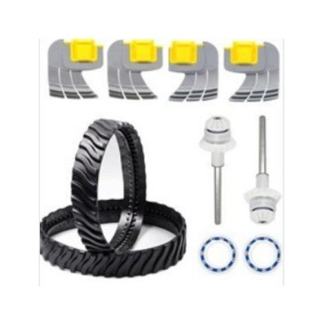 Kit Réparation Robot Piscine Zodiac MX8 et MX6 – Courroie Pneu R0526100 – Balai-Brosse, Arbre Transmission, Roulement – Ensemble Pièces Détachées