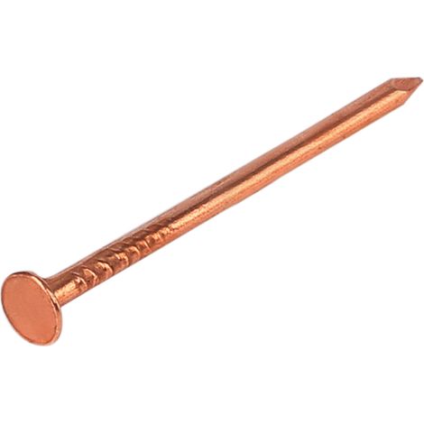 Clous de toiture plaqués cuivre (paquet de 60) 1,6 x 30 mm Vorstahl (1/5)