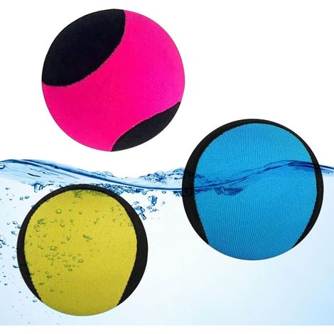Water Bouncing Ball, 3 Pcs Water Bouncing Ball Reusable Water Bombs, Floating Bouncing Ball for Kids Adults Swimming Pool Beach Outdoor Activities (1/5)
