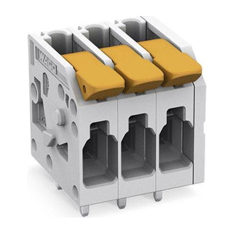 Borne pour circuits imprimés WAGO 2604-1105 4 mm² Nombre de pôles 5 1 pc(s) Q608832