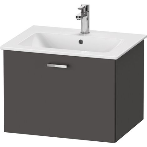 Duravit XBase meuble sous-lavabo mural L:60 cm avec 1 tiroir, (1/3)