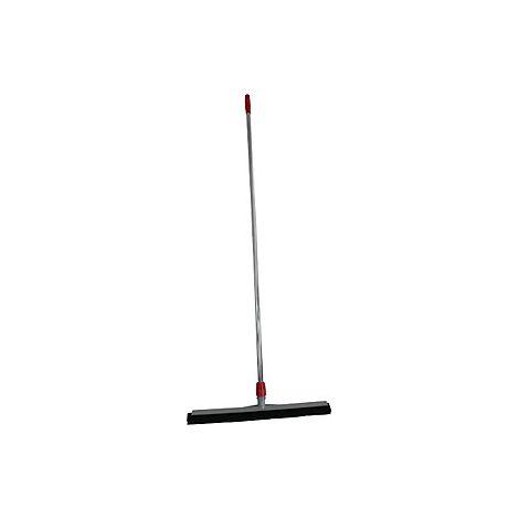 Rastrillo de goma  estándar  anchura 550 mm  con palo cromado