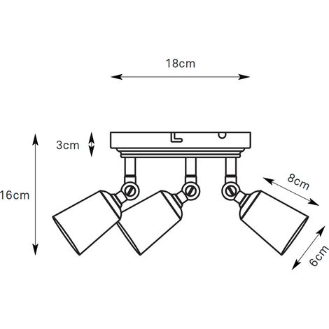 Plafonnier 3 spots orientables chrome gu10 - markslojd - tiny 218172814 218172814 218172814 218172814 218172814 218172814 218172814 218172814 (1/3)