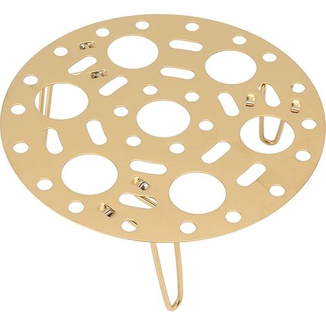 Porte-ustensiles rond – or – léger – chauffage uniforme – plateau vapeur – maison