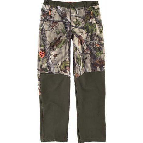Pantalón Workshell combinado con motivos vegetales WORKTEAM Sport S8365 3XL Camuflaje bosque verde / Verde caza (1/2)