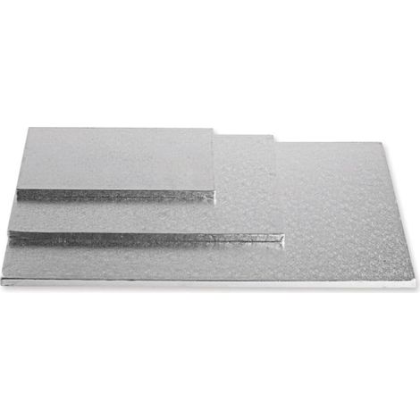 Dicke silberne Tortenplatte 30x40x1,2 cm