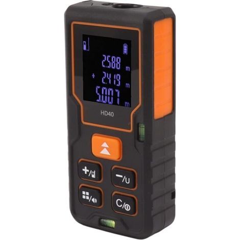 Télémètre Portatif, CJ-M40 Télémètre Laser Haute Précision Télémètre Portable Portable Extérieur Rapide Plusieurs Modes (40m) (1/4)