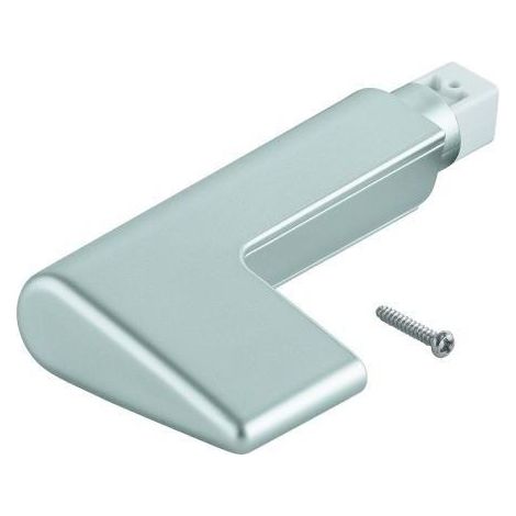 Hebel 14988 pour construction céramique, siège de douche WC, 39648SH0, argent métallisé/mat