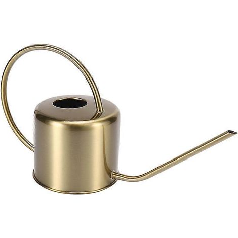 Golden Garden Gießkanne Edelstahl 1300 ml Kleine Wasserflasche