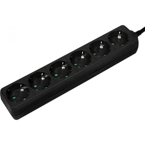LogiLink LPS238B Multipresa Nero Schuko 1 pz. (1/4)