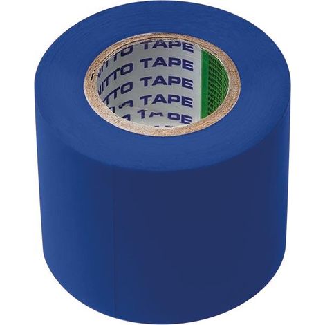 4 Nitto - Ruban Adhesif Isolant - Bleu - 50 Mm X 20 M (1/2)