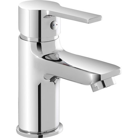 Rubinetto per lavabo cromato in ottone con piletta automatica Prima (1/3)