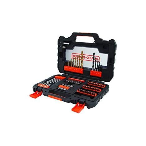 Black+Decker Coffret A7231 76 accessori neri (1/3)