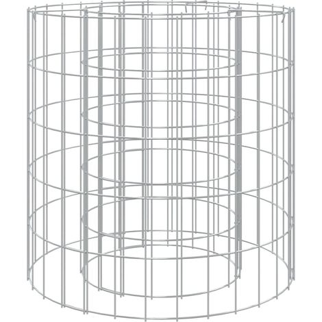 Maison Exclusive - Brasero de gaviones hierro galvanizado Ø50 cm