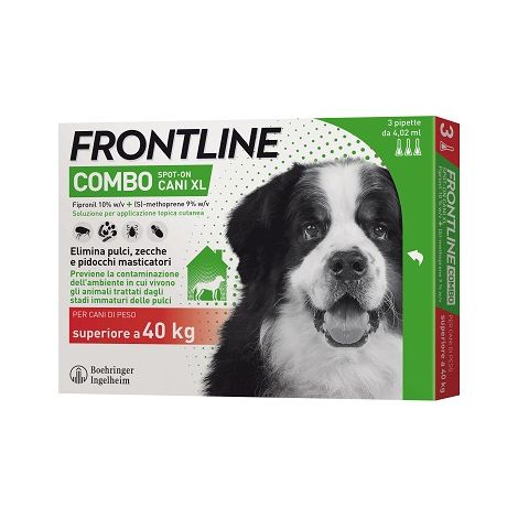 FRONTLINE COMBO 40-60 KG CANI XL 3 PIPETTE- FRONTLINE- 1,0 pz