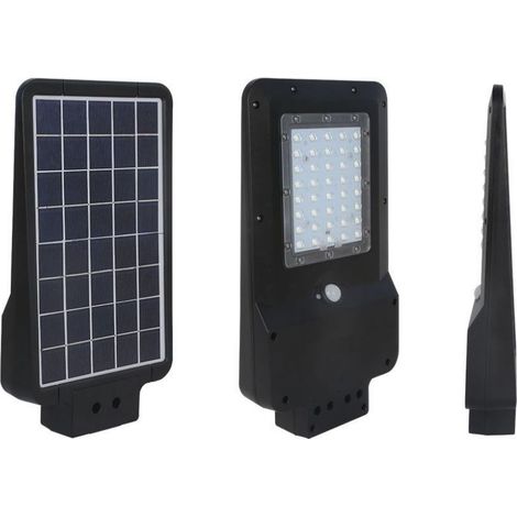 V-TAC 15W LED Straßenlaterne Solarpanel Akku Bewegungsmelder Kaltweiß IP65