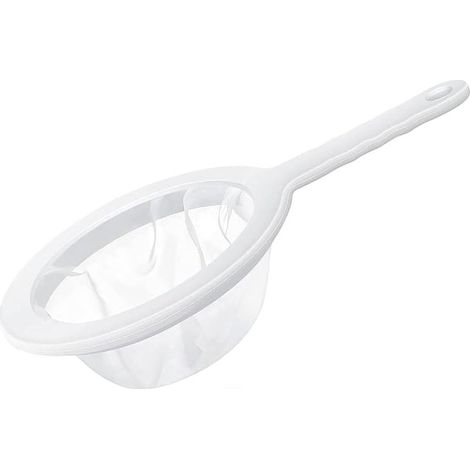Lot de 2 passoires fines en plastique pour filtre à kéfir, passoire en maille de nylon extra fine, passoire à cheveux de cuisine, passoire à kéfir pour jus, lait, café