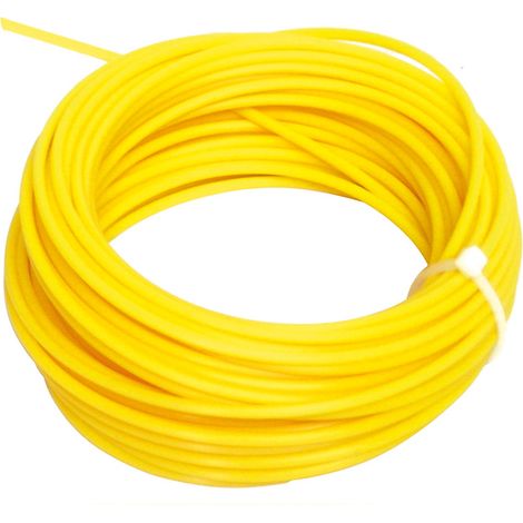 FILO TONDO PER DECESPUGLIATORE Col. Giallo Ø mm. 5,0x44 mt.