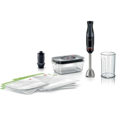 Batidora Bosch MSM4B6V2 Negro y Antracita 1000W 1,2L