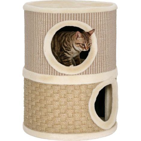 1 Arbre à Chat,Griffoir Sisal Naturel,Plateforme Douillette,Structure Robuste,Pour Chat et Chaton (1/5)